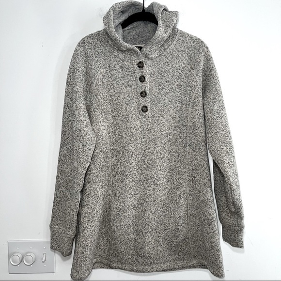 Cabela's Other - Cabela’s Fleece Lined Hoodie Button Down Collar Front Pockets NWOT